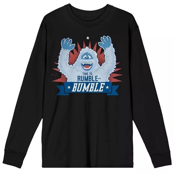 Rudolph the Red-Nosed Reindeer "Time to Rumble With Bumble" Tee Sz S T-Shirt New - Picture 1 of 6